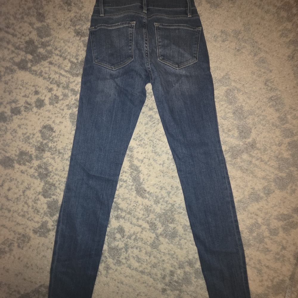 Frame Denim Women's Classic Blue Skinny Jeans 24 - Picture 4 of 7